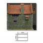 Preview: Green-Line: GL-GEB-015 Romanisches Haus ohne Anbau, 1:72