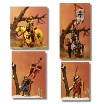 Valdemar-Miniatures: VM014 Crusade command 1:72