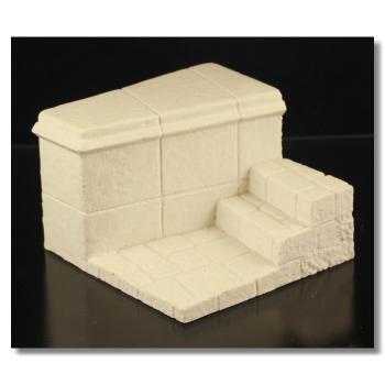 Green-Line: GL-054-006 "Wall with steps" for 54mm figures