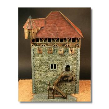 Green-Line: GL-GEB-029 Mittelalterlicher Wohnturm, 1:72