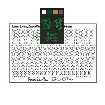 Green-Line GL-074 - Blätter Mix II, Maßstab 1:35