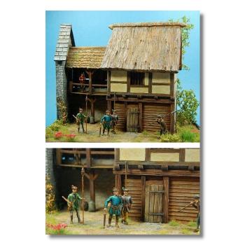 Green-Line: GL-GEB-016 Romanesques House growing, 1:72