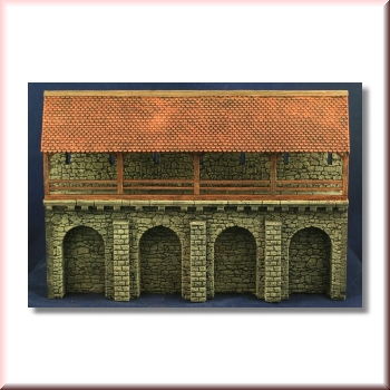 Green-Line: GL-GEB-054 Medieval wall III, 1:72