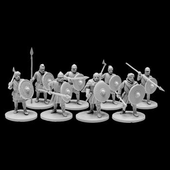 V & V Miniatures: SKU - R28.12 The Anglo-Saxons 4: Ceorls