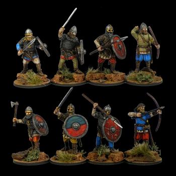 V & V Miniatures: SKU - R28.1 Vikings