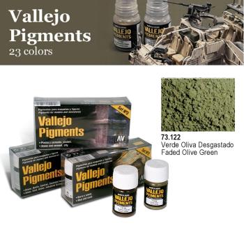Vallejo Pigment Faded Olive Green (73122) 30ml
