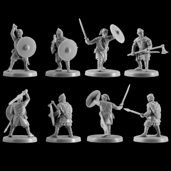 V & V Miniatures: SKU - R28.34 Pagan Rus Set IV