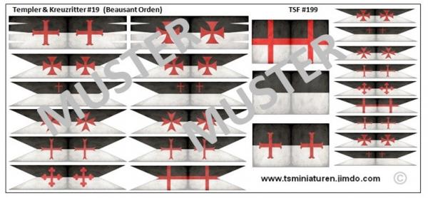 1:72 Templer & Kreuzritter Beausant Orden TSF-199 #19