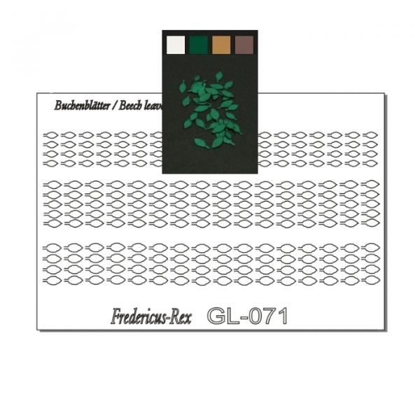 Green-Line GL-071 - Blätter Buche, Maßstab 1:35