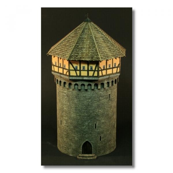 Green-Line: GL-GEB-022a + 022b Steinturm mit Fachwerkaufsatz, 1:72