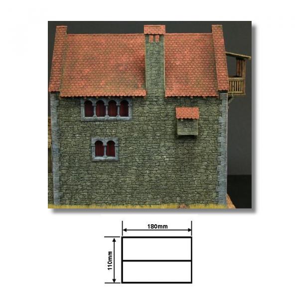 Green-Line: GL-GEB-015 Romanisches Haus ohne Anbau, 1:72