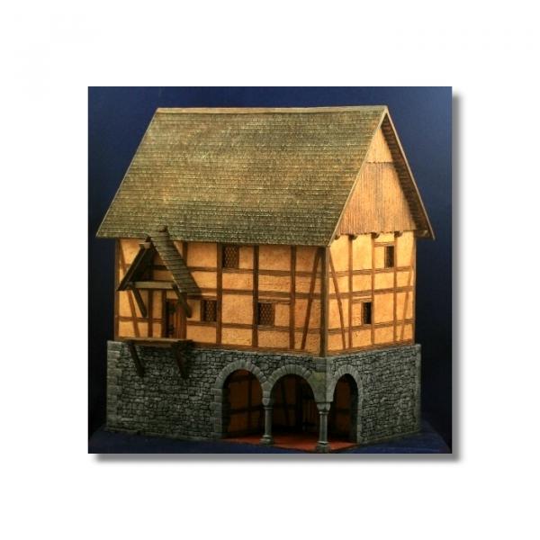 Green-Line: GL-GEB-045 Medieval City Magazin, 1:72