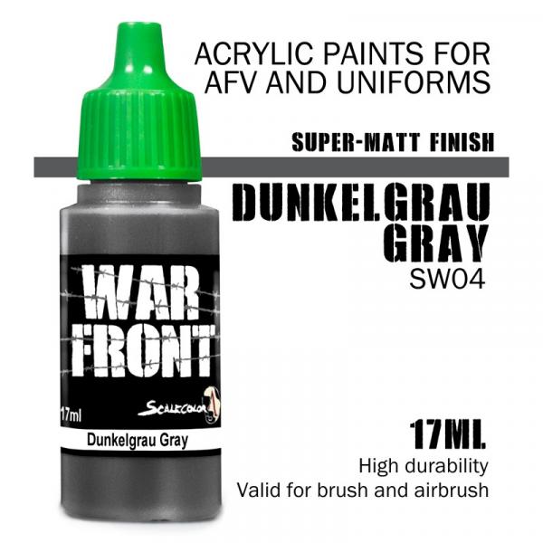 Scale75: SW-04 DUNKELGRAU GRAY, Acrylfarbe 17ml