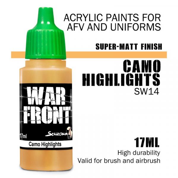 Scale75: SW-14 SS CAMO HIGHLIGHTS, Acrylfarbe 17ml