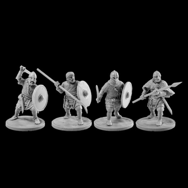 V & V Miniatures: SKU - R28.10 Vikings 6