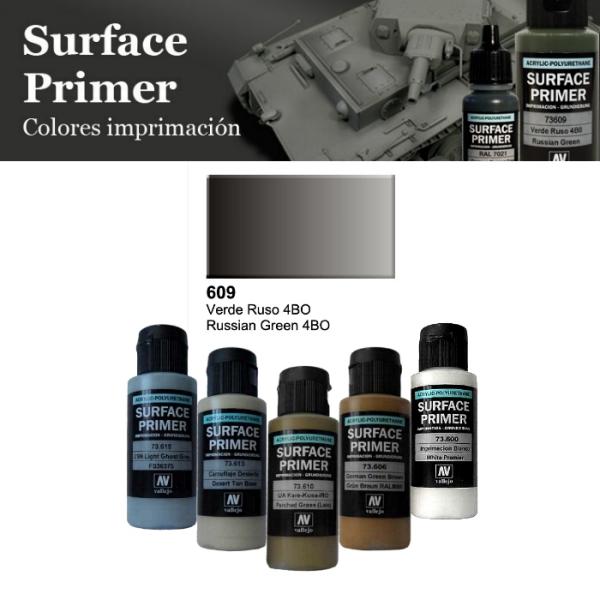 Vallejo Surface Primer Russian Green VA 73609 (60ml)