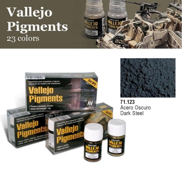 Vallejo Pigment Dark Steel (73123) 30ml
