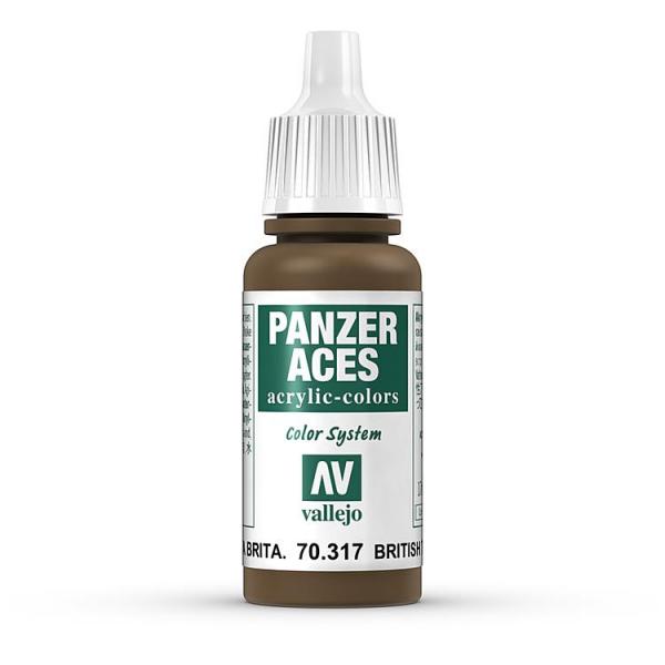 Vallejo Panzer Aces: 70317 British Tank Crew, 17ml