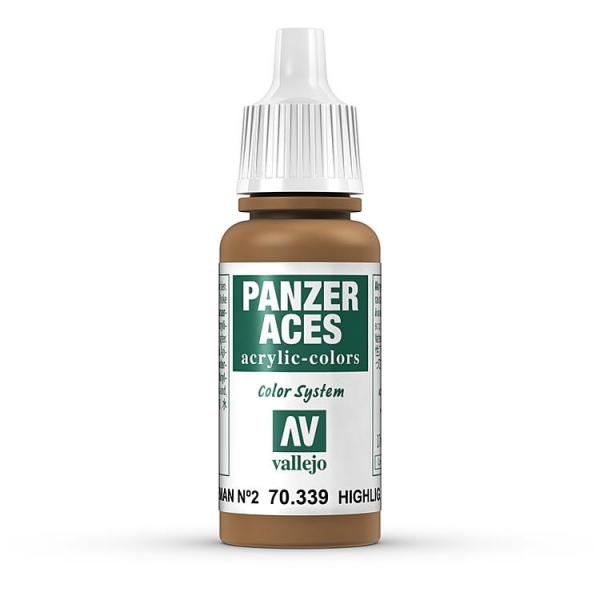 Vallejo Panzer Aces: 70339 Germ. Tank Crew Highl. II, 17ml