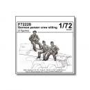 CMK Kits: 129-F72228 German panzer crew sitting 1/72 (3 figures)