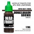 Scale75: SW-05 DUNKELBRAUN BROWN, Acrylic Paint 17ml